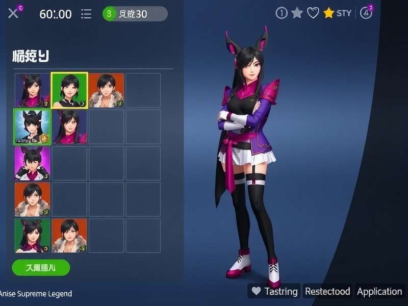 Anise Supreme Legend Character Customization